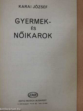 Gyermek- és nőikarok