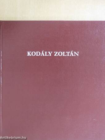 Kodály Zoltán - lemezzel