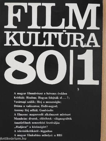 Filmkultúra 1980. január-december