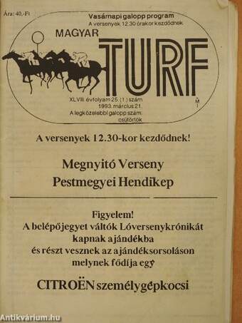 Magyar Turf 1993. 