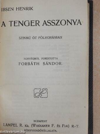 Irói arczképek II./Ügyetlen udvarló/A fiatalok/A tengerfenék titkaiból/A tenger asszonya/Legendák/História egy Árgirus nevü királyfiról és egy tündér szűz leányról/Irók és Kritikusok, olvasok és gondolkozók/Szegény ember dolga...