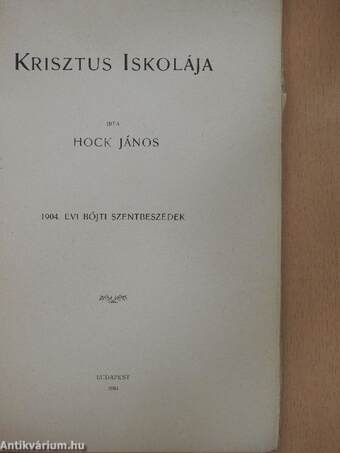 Krisztus iskolája