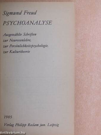 Psychoanalyse