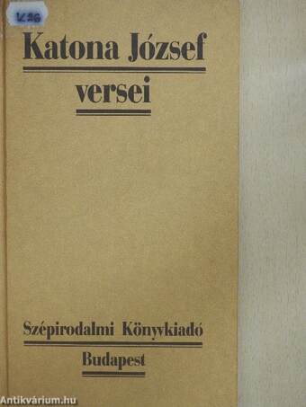 Katona József versei