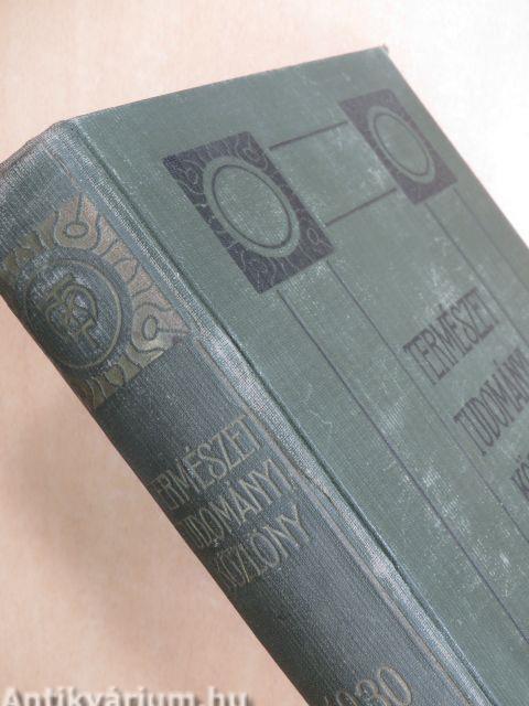 Természettudományi Közlöny 1930. január-december/Pótfüzetek a Természettudományi Közlönyhöz 1930. január-december
