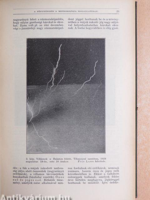 Természettudományi Közlöny 1933. január-december/Pótfüzetek a Természettudományi Közlönyhöz 1933. január-december