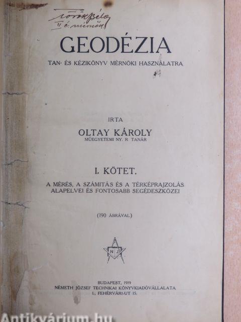 Geodézia I-IV.