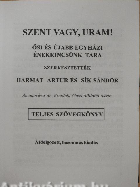 Szent vagy, Uram!