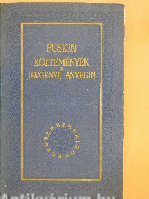 Költemények/Jevgenyij Anyegin