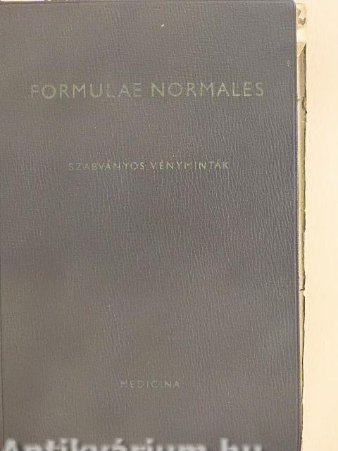 Formulae Normales
