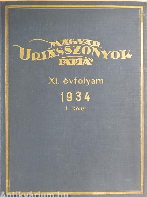 Magyar Uriasszonyok Lapja 1934. (nem teljes évfolyam) I-II.