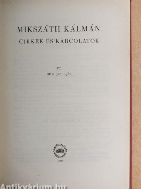 Cikkek és karcolatok VI.