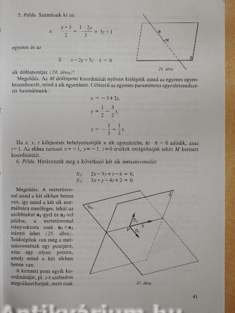 Vektorgeometria és lineáris algebra