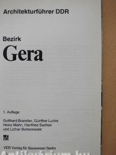 Bezirk Gera