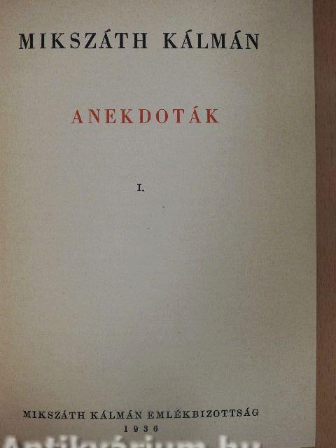 Anekdoták I-II.