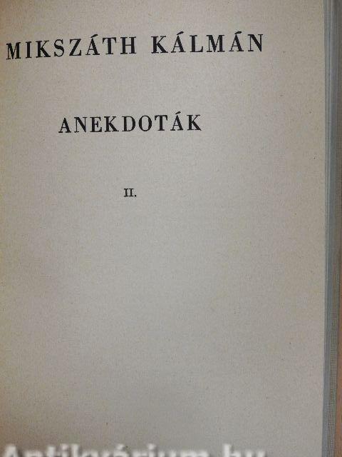 Anekdoták I-II.