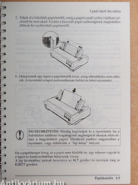 Epson FX-870/1170 felhasználói kézikönyv