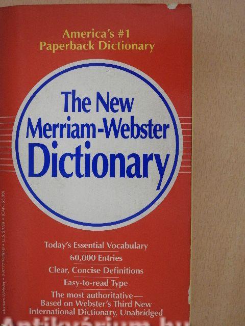 The New Merriam-Webster Pocket Dictionary