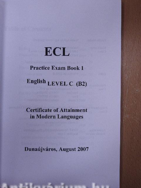 ECL - Practice Exam Book 1