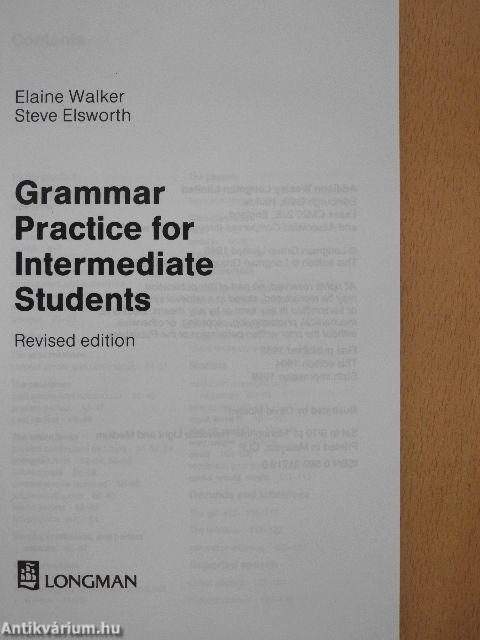 Grammar Practice for Intermediate Students