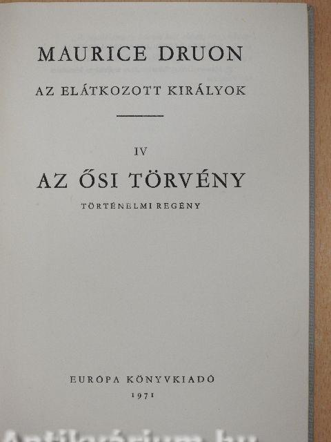 Az elátkozott királyok IV.