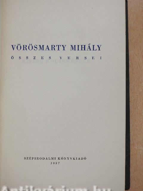 Vörösmarty Mihály összes versei I-II.