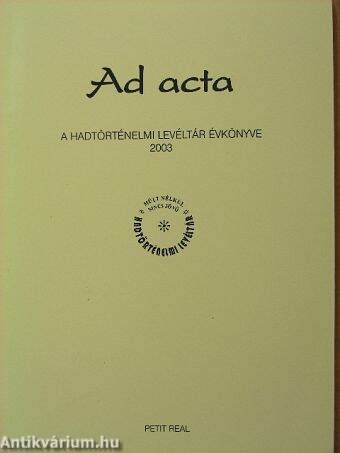 Ad acta 2003