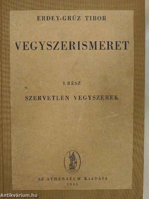 Vegyszerismeret I.