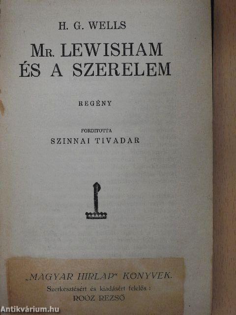 Mr. Lewisham és a szerelem