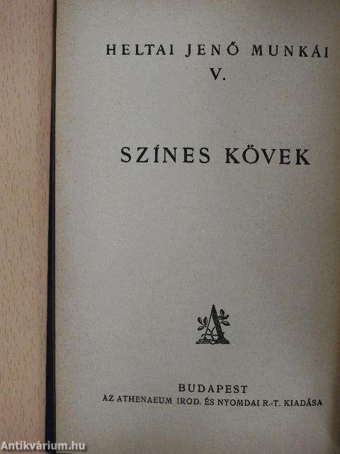 Színes kövek