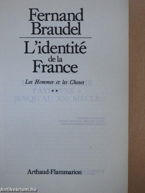 L'identité de la France 2.