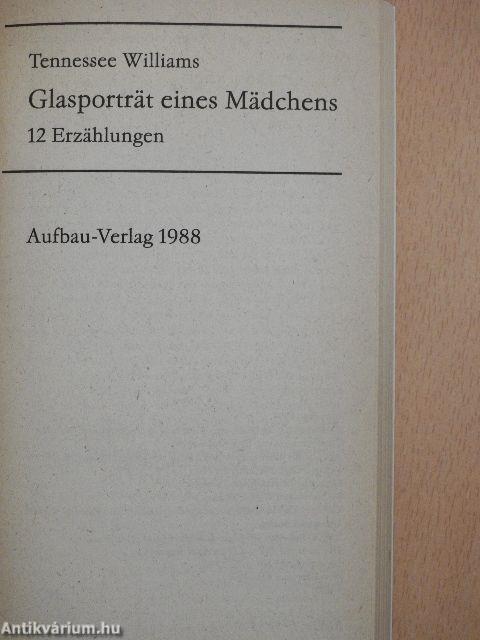 Glasporträt eines Mädchens