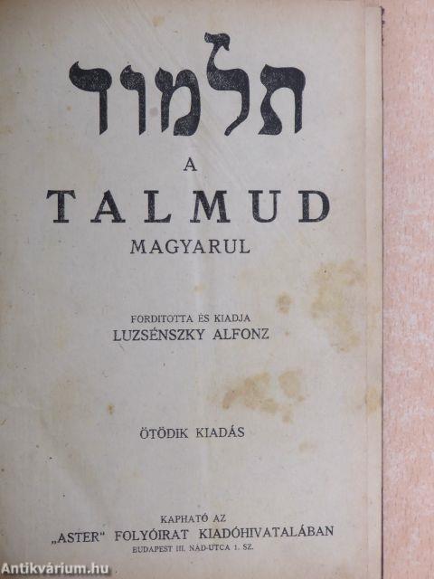 A Talmud magyarul/Etika a Talmudban I.