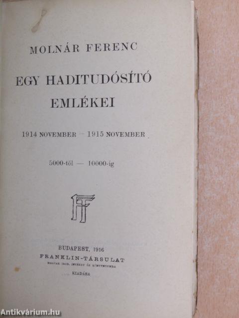 Egy haditudósító emlékei