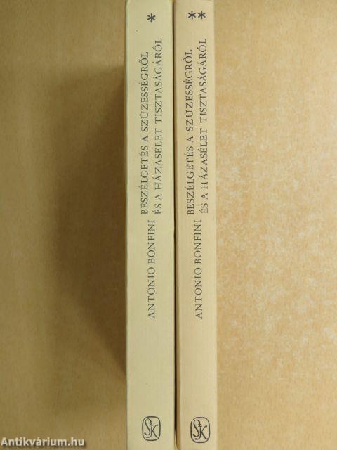 Beszélgetés a szüzességről és a házasélet tisztaságáról I-II.