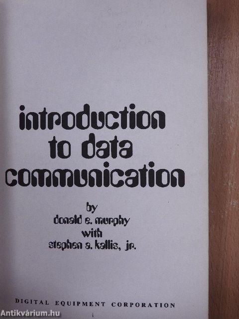 Introduction to data communication