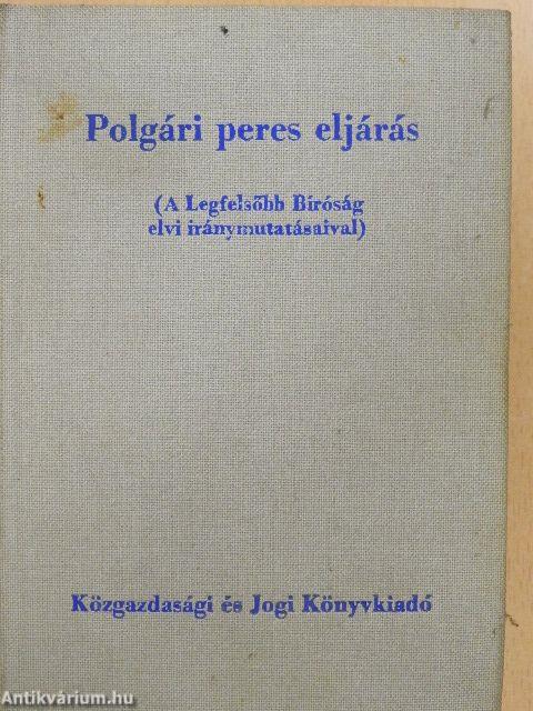 Polgári peres eljárás