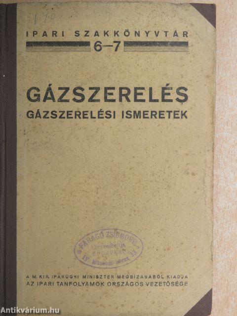 Gázszerelés I-II.