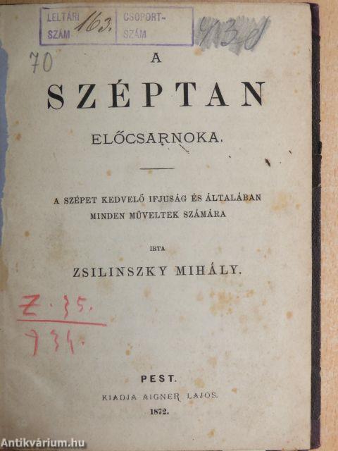 A széptan előcsarnoka/A' bölcs' állhatatosságáról vagy hogy: a' méltatlankodás nem hat a' bölcsre