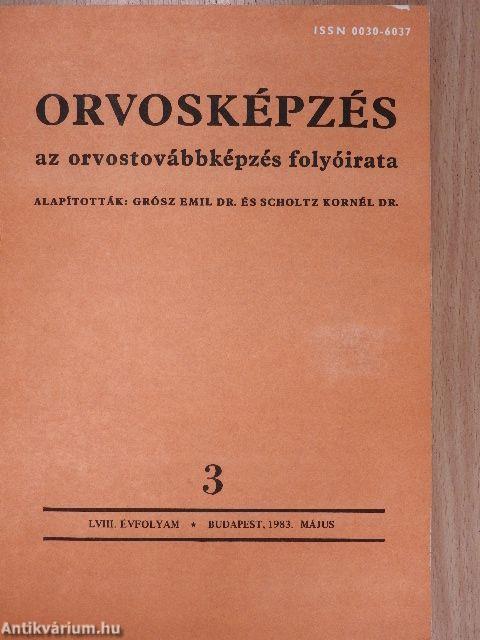 Orvosképzés 1983. május