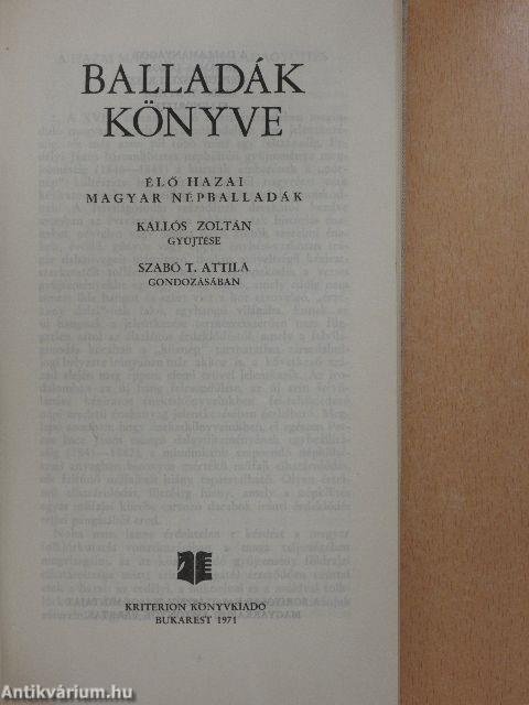 Balladák könyve