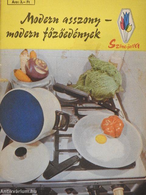 Modern asszony - modern főzőedények