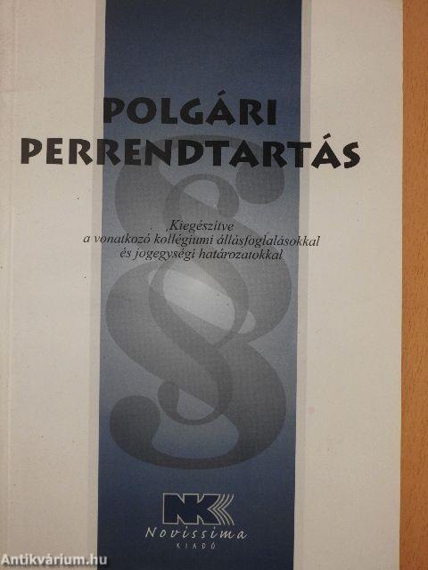 Polgári perrendtartás