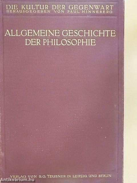 Allgemeine Geschichte der Philosophie