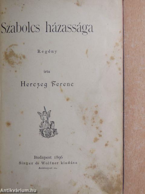 Szabolcs házassága