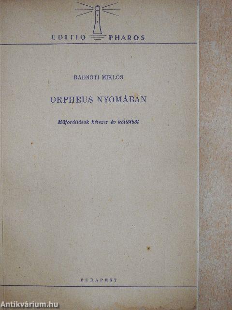 Orpheus nyomában