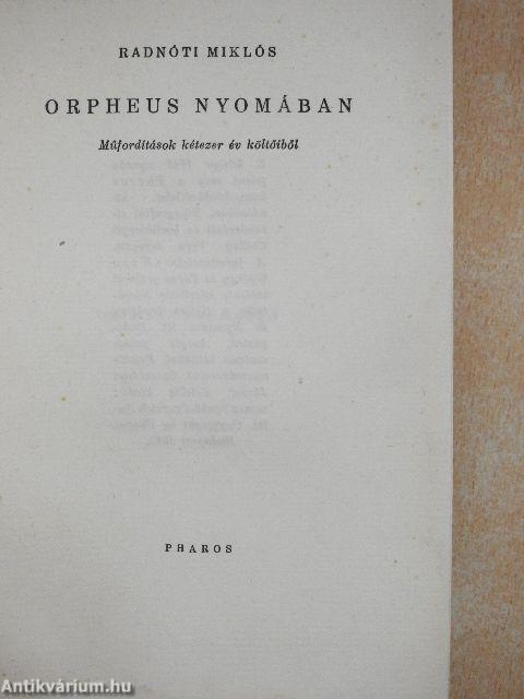 Orpheus nyomában