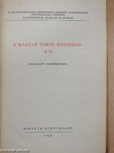 A magyar Vörös Hadsereg 1919