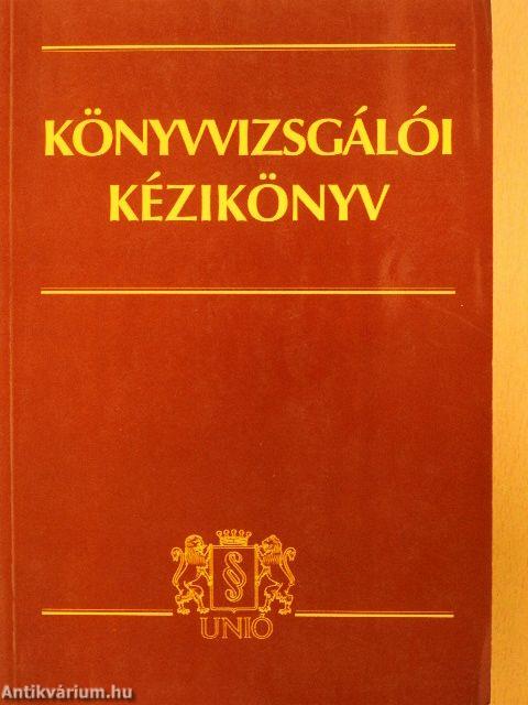 Könyvvizsgálói kézikönyv