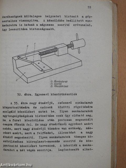 Szerszámkészítő szakmai ismeretek